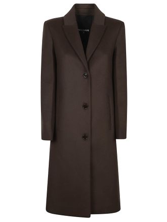 Patrizia Pepe Wool-Blend Single-Breasted Coat
