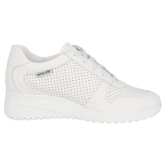 Mephisto Witte Damessneaker - Isa Perf - Dames - Sneakers - Wit - 38 EU - Schoenen