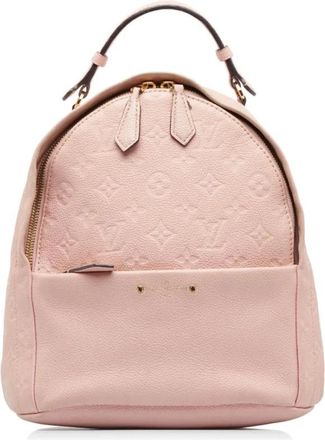 Louis Vuitton Pre-owned Backpacks, female, Pink, Size: ONE SIZE Pre-owned Mini Backpack Monogram Empreinte