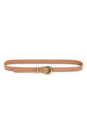 Treasure & Bond Maria Leather Belt in Saddle at Nordstrom, Size X-Small