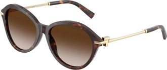 Tiffany & Co. Tf 4259 Zonnebril - Dames - Zonnebrillen - Bruin - 56 MM - Accessoires