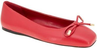 BCBGeneration Hartly Cap Toe Ballet Flat in Lipstick at Nordstrom, Size 11
