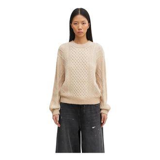 Maison Kitsun&eacute; Donna, Maglie, Beige, M, new