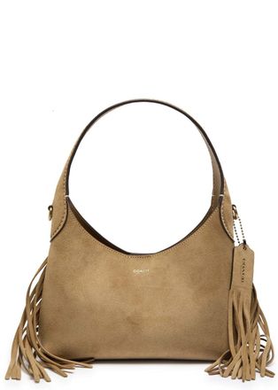 Coach Brooklyn 23 Suede Cross-body bag - Sand - One Size