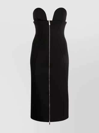 Off-white midi dress
