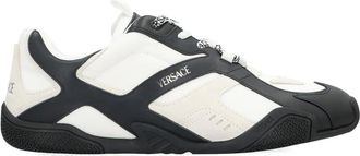 Versace Galaxia panelled-designer sneakers - White