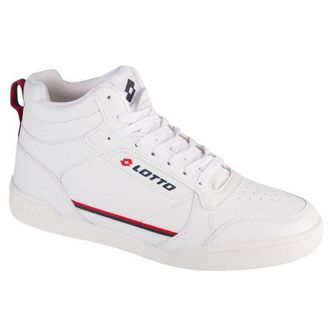 Lotto Heren Nandu Synthetisch Leer Mid Cut Trainers (Wit)