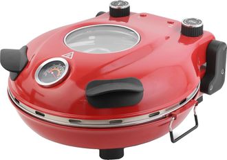 OEM Horno Para Pizza, Doble Resistencia, Cocci&oacute;n R&aacute;pida En 5 Minutos, Color Rojo