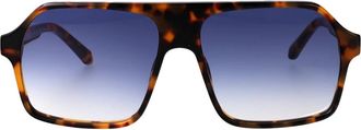 Palm Angels Camino Zonnebril - unisex - Zonnebrillen - Bruin - 58 MM - Accessoires