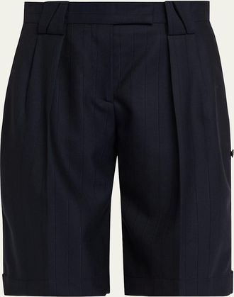 Versace Knee-Length Suiting Shorts
