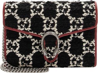 Gucci Gg Tweed Dionysus Chain Wallet (Authentic Pre-Loved)
