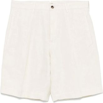 Dell'Oglio linen shorts - men - Linen/Flax - 46 - Neutrals
