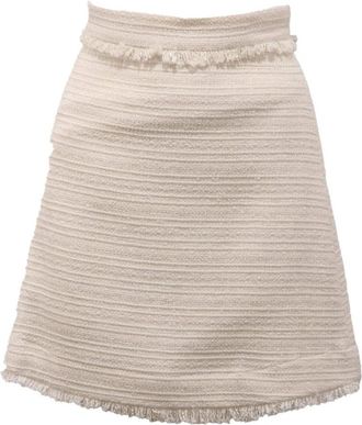 Marella Higher Rok - Dames - Korte rokken - Wit - M - Katoen - Rokken