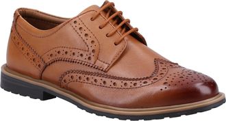 Hush Puppies Meisjes Verity Leren Brogues (Tan)