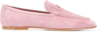 Tod's Loafers met geweven logo - Roze