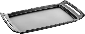 Staub Cast Iron 18.25 inch x 9.5-inch Plancha/Double Burner Griddle
