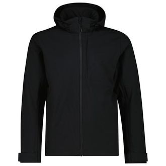 F.lli Campagnolo Jacket Zip Hood Stretch Softshell Softshelljacke f&uuml;r Herren | schwarz