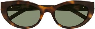 Saint Laurent SL M115 003 Womens Sunglasses Tortoiseshell Size 54 - Free RX Lenses - Free RX Lenses