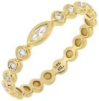 Bony Levy Monaco 18K Yellow Gold Diamond Stackable Band Ring in 18Ky at Nordstrom Rack, Size 6.25