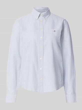 GANT Hemdbluse mit Button-Down-Kragen und Sportmanschetten in Hellgruen, Gr&ouml;&szlig;e 38
