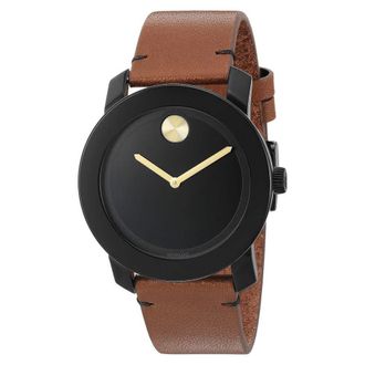 Movado Mens Black dial Watch