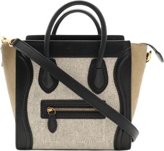 Celine Pre-owned Vintage Mini Suede Shoulder Bag - Dames - Vintage Mini Tas - Veelkleurig - ONE Size - Leer - Vintage