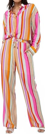 Esqualo Stripe Trousers In Print