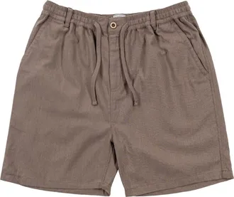 Burnside Linen & Cotton Blend Shorts in Rock Ridge at Nordstrom Rack, Size X-Large