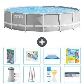 Intex Piscina Prism Frame Redonda - 427x107 Cm - 9-piezas S639