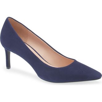Cole Haan The Go-To Janey Pointed Toe Pump in Midnight Moon Sde at Nordstrom Rack, Size 7