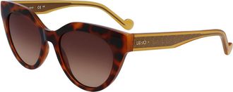 Liu Jo LJ782S 240 Womens Sunglasses Tortoiseshell Size 53