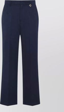 Casablanca monogram chino trousers belt loops detail