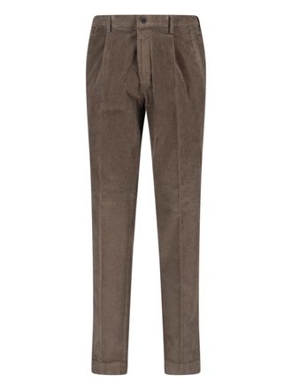 Incotex Green Tailored Cotton Chino Pants
