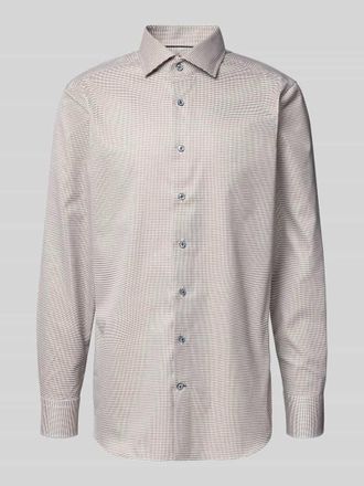 Olymp Slim Fit Businesshemd mit Kentkragen Modell Savio in Beige, Gr&ouml;&szlig;e 38
