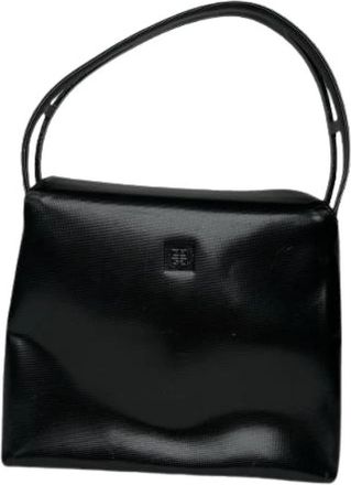Givenchy Pre-owned Leren Handtas - Dames - Vintage Handtas - Zwart - ONE Size - Leer - Vintage