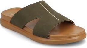 Journee Collection Misey Slide Sandal in Olive at Nordstrom Rack, Size 6.5