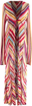 Missoni Crochet Multicoloured Maxi Cover Up Cardigan Size M