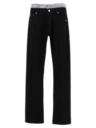 VTMNTS Black Double Waist Jeans