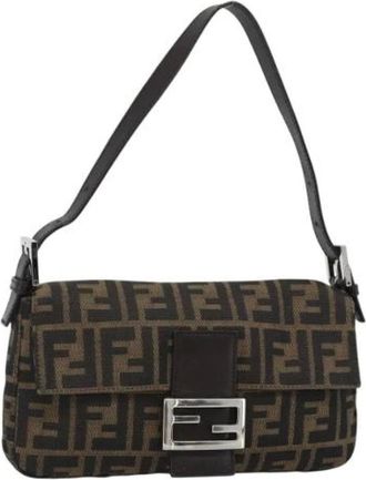 Fendi Pre-owned Borsa a Spalla Zucca Canvas Vintage - - Pre-owned - Donna - Marrone - ONE SIZE