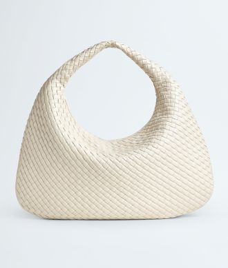 Bottega Veneta Maxi Veneta - White - Woman - 100% Lambskin