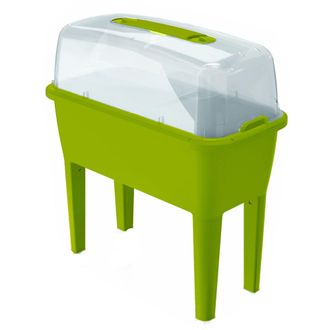 Prosperplast Huerto Urbano Con Invernadero De 77x38x82 Cm - Pistacho - Pistacho