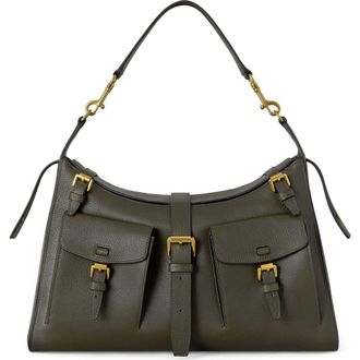 Mulberry Roxanne Leather Shoulder Bag in Juniper Green at Nordstrom