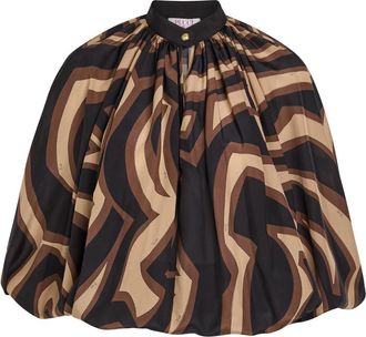 Pucci Printed Silk Blouse - Black - 44 (UK12 / M)
