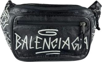 Balenciaga Pre-owned Belt Bags, unisex, Black, Size: ONE SIZE Pre-owned Vintage Belt Bag