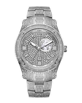 JBW Jbw Mens Jet Setter Gmt Diamond Watch