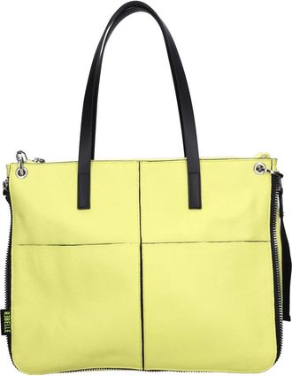 Rebelle Cassandra Shopper - Dames - Shoppers - Geel - ONE Size - Leer - Tassen