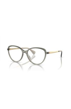 Ralph Lauren 53mm Oval optical glasses in Grey at Nordstrom