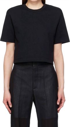 Wardrobe.NYC Pre-Loved Shoulder Pad Shirt In Black