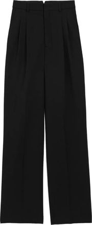Ami Pantaloni sartoriali a vita alta - Nero