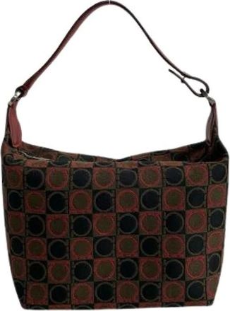 Ferragamo Pre-owned Shoulder Bags, female, Multicolor, Size: ONE SIZE Pre-owned Shoulder Bag